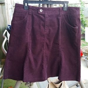 Bass Corduroy skirt